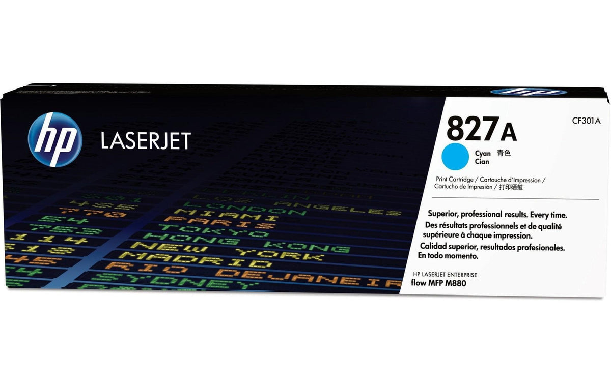 HP Toner 827A - Cyan (CF301A) Seitenkapaztiät ~ 32'000 Seiten
