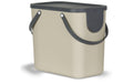 Rotho Recyclingbehälter 25L Albula Cappuccino, 400x235x340 mm