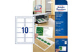 Avery Zweckform Visitenkarten Click & Clean 200g, 10 Bogen/100 Karten, Inkjet