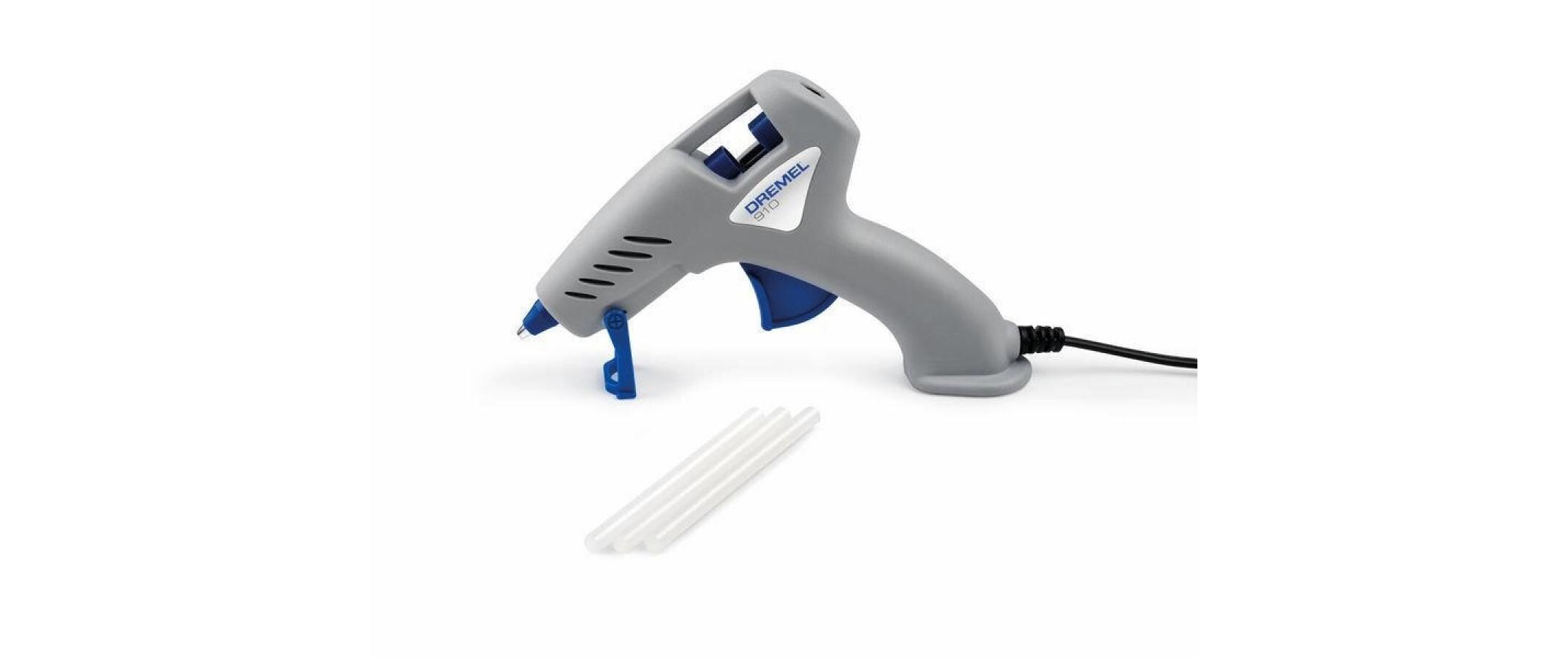 DREMEL Heissklebepistole 910-3 3 transparente Klebestifte