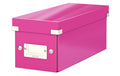 Leitz Aufbewahrungsbox CD pink für 30 CD-Hüllen, zusammenfaltbar