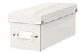 Leitz Aufbewahrungsbox CD weiss für 30 CD-Hüllen, zusammenfaltbar