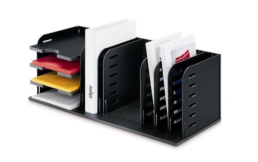 Styrorac Grundversion 8 TW, 3 Tablare schwarz,schwarz