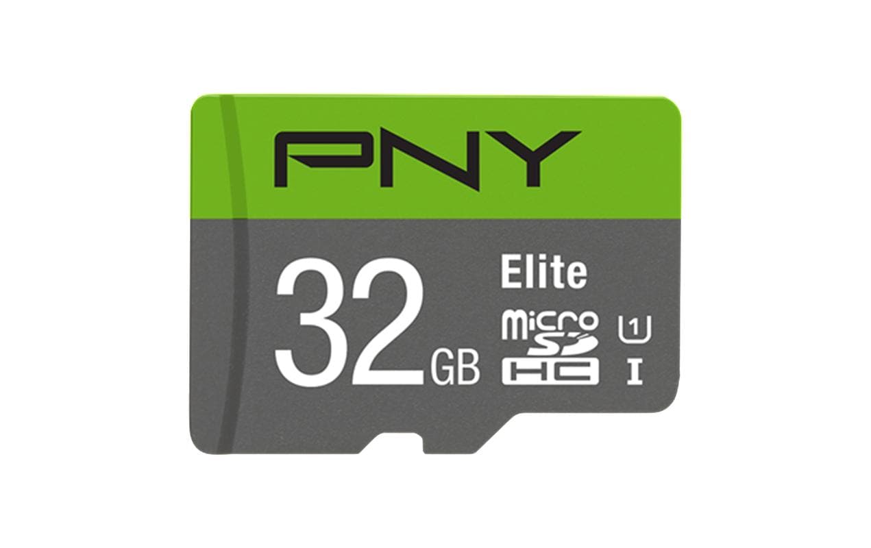 PNY microSDHC Card Elite UHS-I 32GB inkl. SD-Adapter, Lesen: 100MB/s