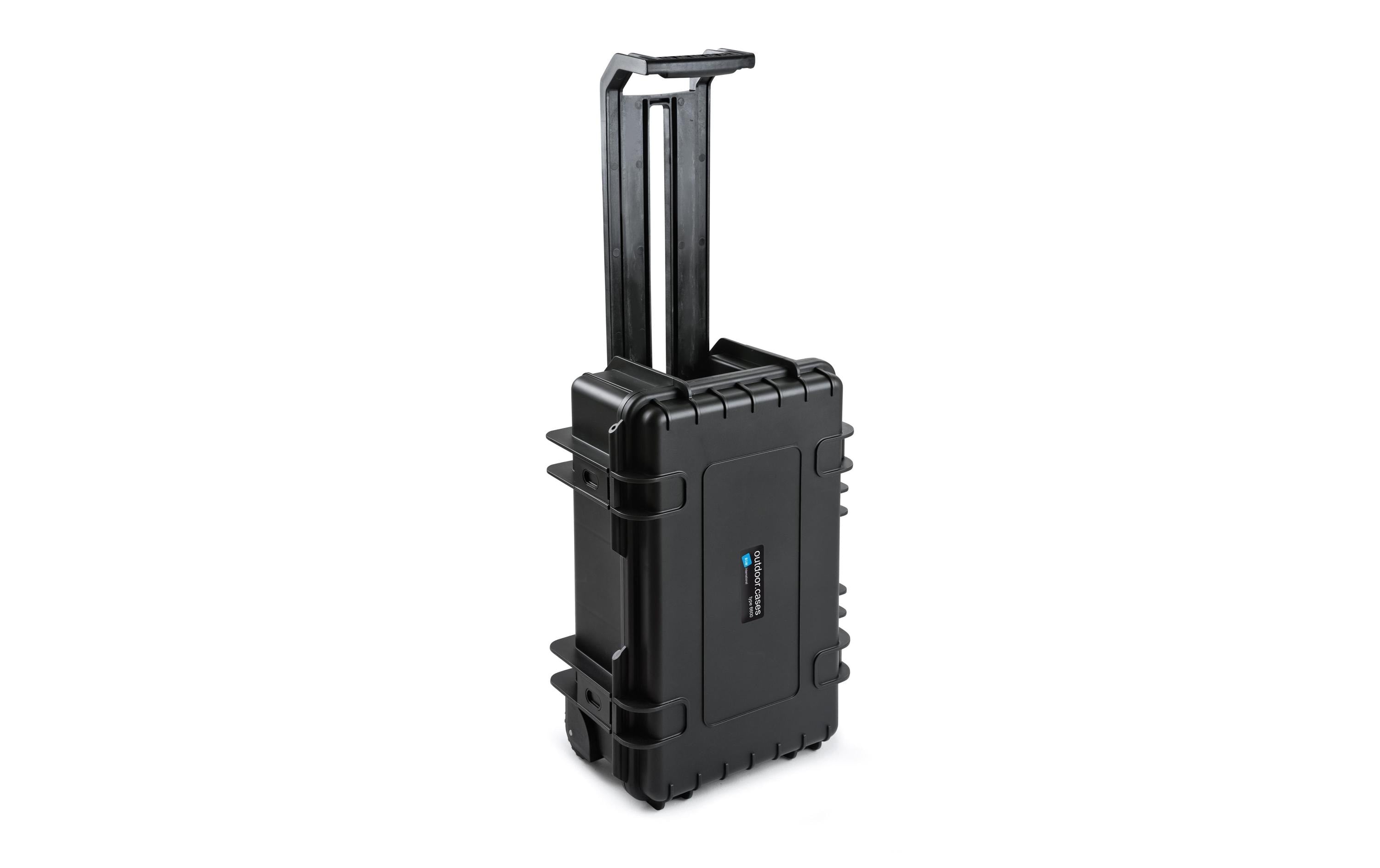 B&W Outdoor-Koffer Typ 6600-SI schwarz Würfelschaum
