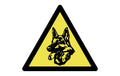 Pentatech Warnkleber Wachhund 3er Packung