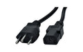 Netzkabel 250V/10A: 8 Meter Schwarz T12 Netzstecker und C13 Buchse