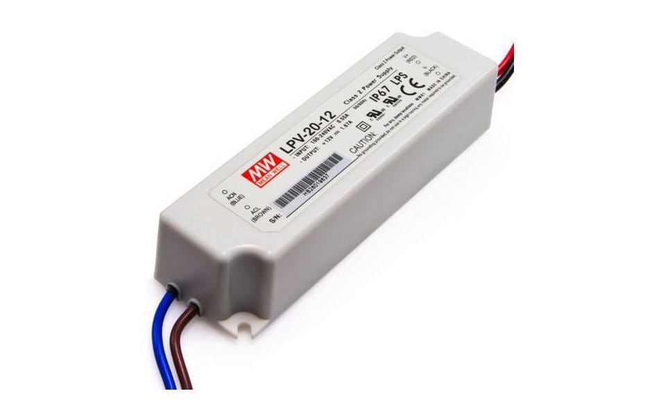 Mean Well LED-Treiber Netzgerät LPV-20-12, 12V - 1.67A - 20W