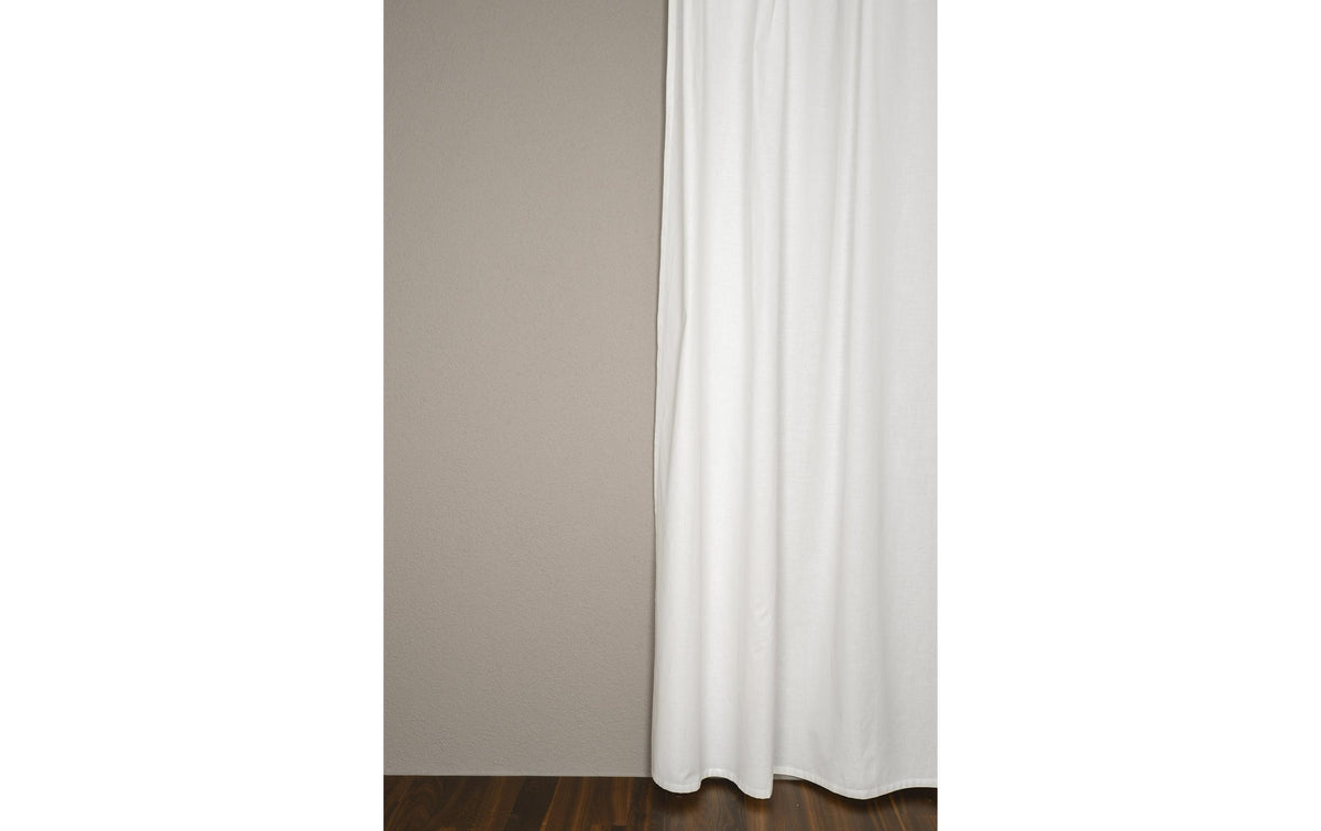 Stotz Schlaufenvorhang m. Faltenband Nacht Inessa 140 x 245 cm, offwhite, 100 % CO