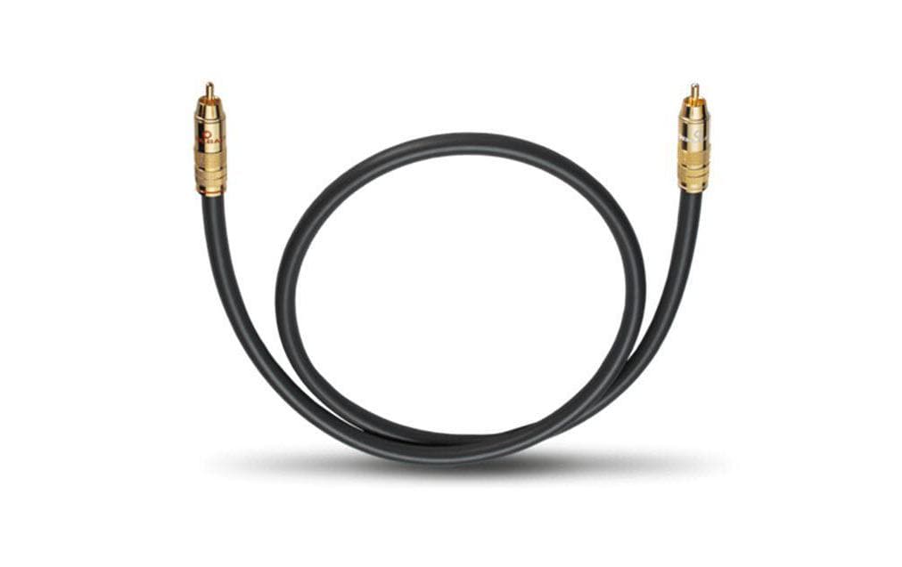 Oehlbach Subwoofer Kabel NF 214 Sub 1.0m Cinch männlich/ Cinch männlich, schwarz