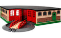 BRIO Grosser Ringlokschuppen Alter: 3+ Teile: 2