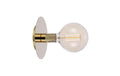 MARKSLOJD Disc 1L Wand-/Deckenleuchte Gold 106154, E27 1x 60W, Dimmbar
