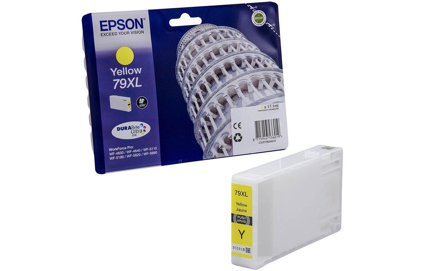 Tinte Epson T79044010 yellow, 17.1ml zu WorkForce Pro WF-4630DWF