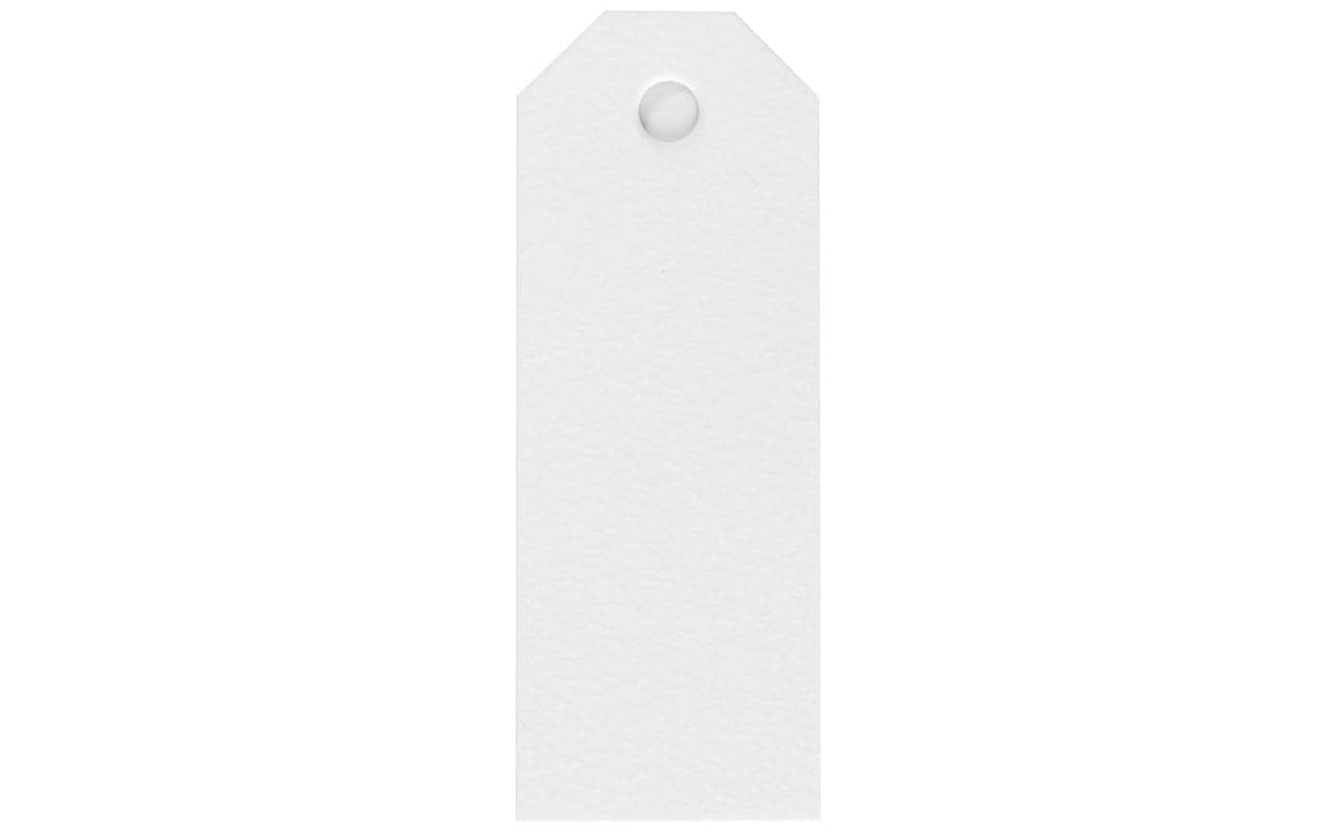 Creativ Company Geschenkanhänger weiss, 3x8 cm, 20 Stk.