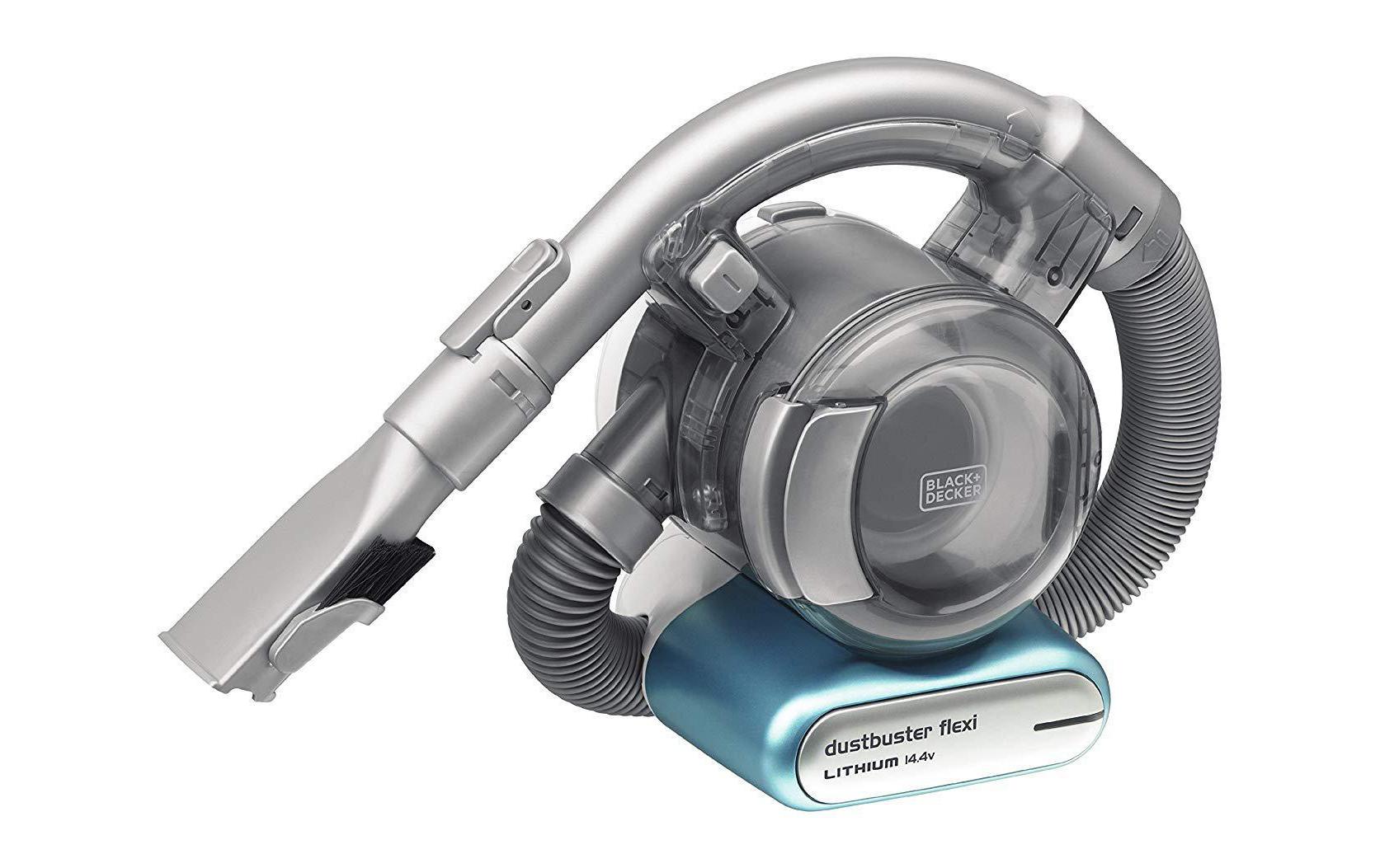 BLACK+DECKER Akku-Handsauger Flexi blau/metallic