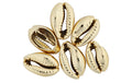 Creativ Company Muschelperlen vergoldet, 20 mm, 6 Stk.