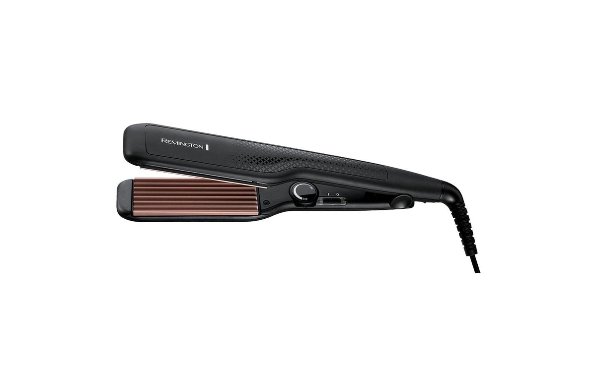 Remington Haarglätter S3580 Ceramic Crimp kreiert Zick-Wellen & Volumen,4-fach Schutz