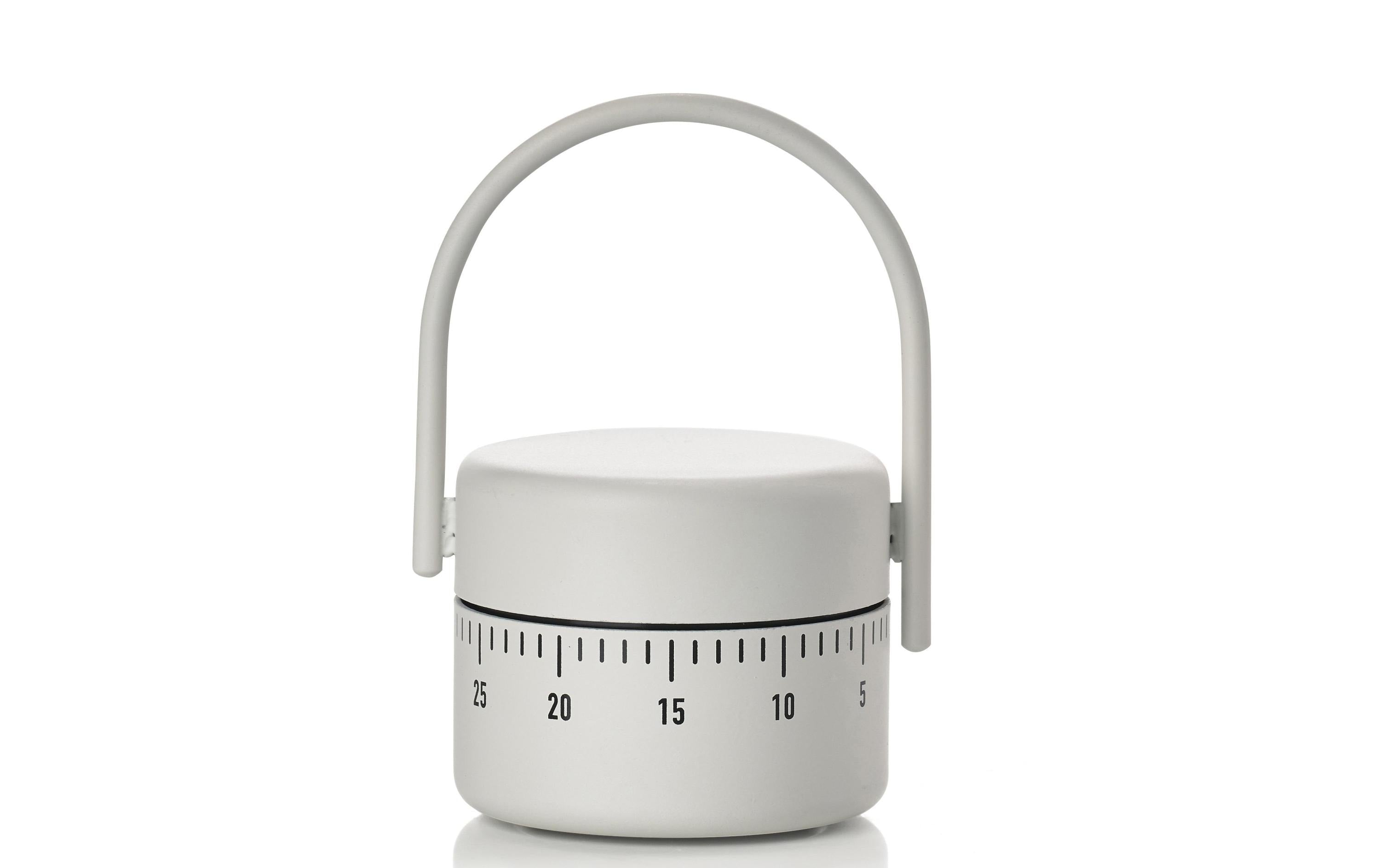 Zone Küchentimer Singles Hellgrau HxD: 17.5x8.9cm Edelstahl, Silikon