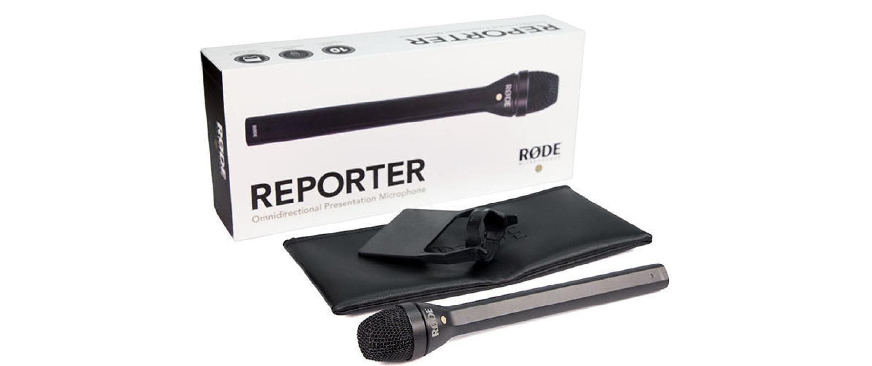 Rode Reporter, Dynamisches Mikrofon für Broadcast Anwendungen