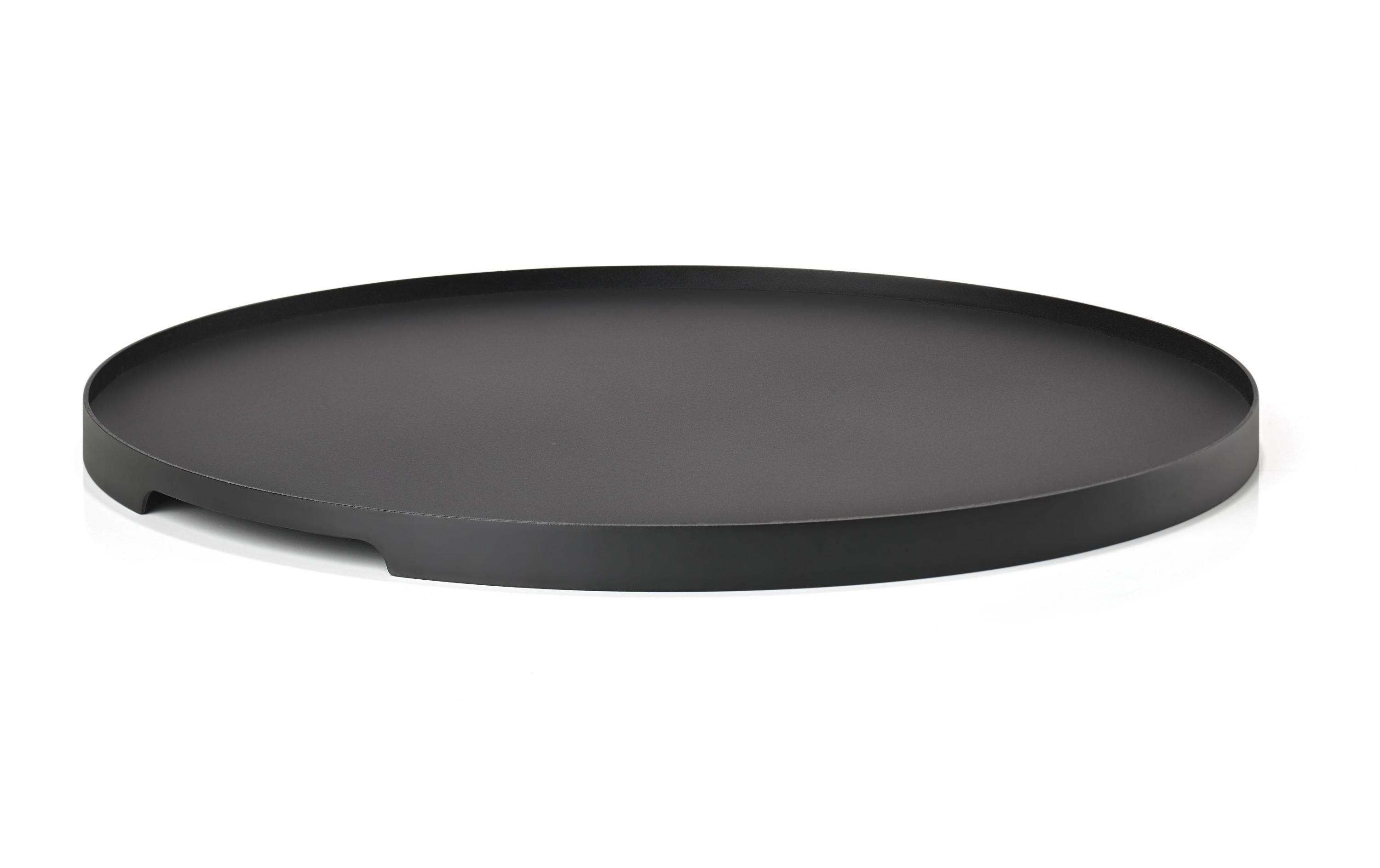 Zone Servierplatte Singles Rund Schwarz Metall, DxH: 35x1.8cm