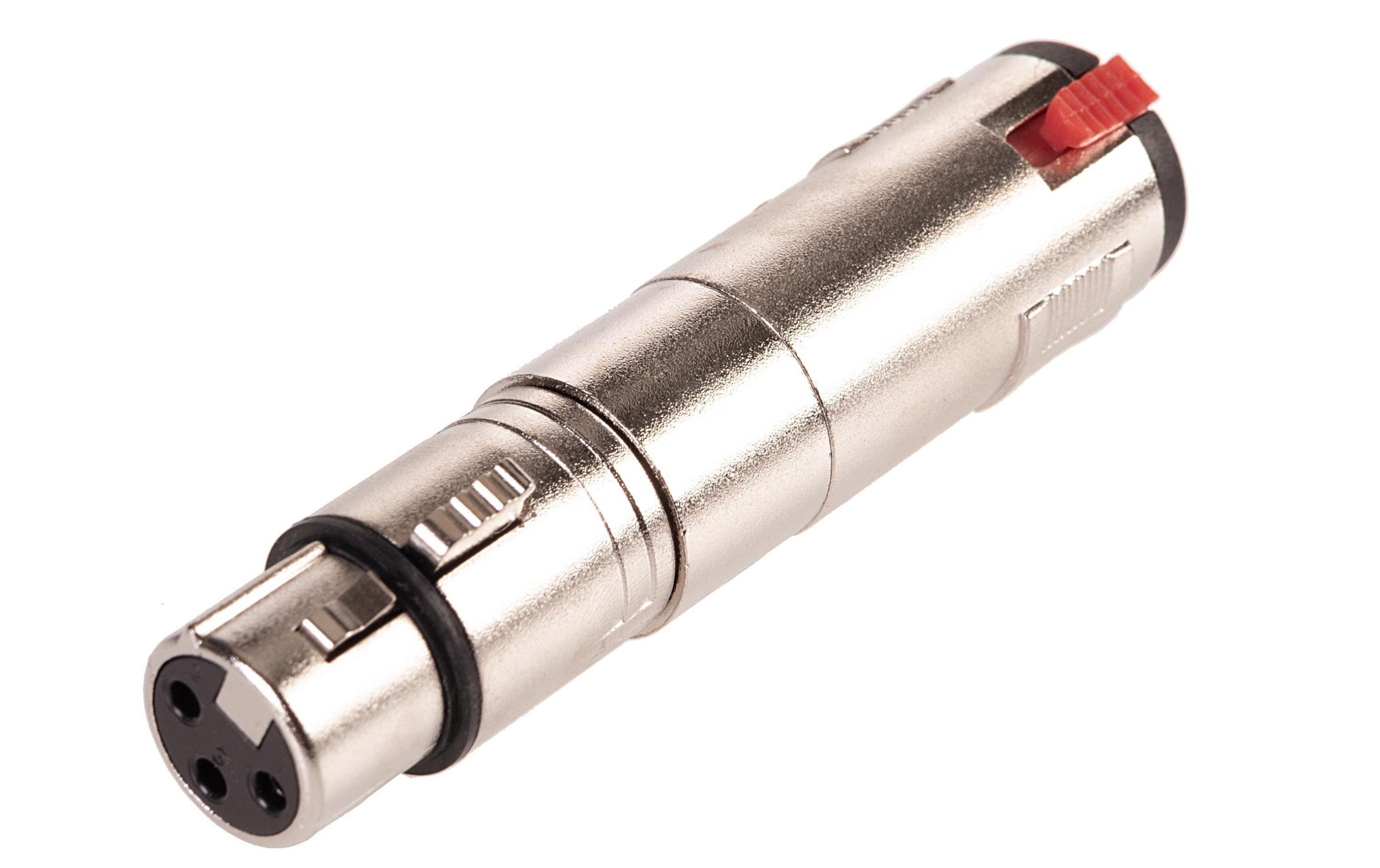 Bemero BA1103 XLR-Klinken Adapter 3-Pol XLRf - 6.3mm mono Klinkenstecker