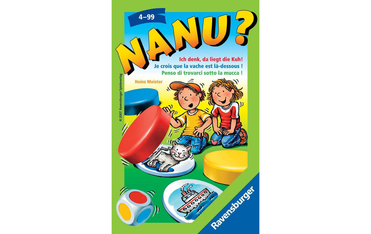 Ravensburger Spiele, Nanu Alter: 4+, Spieleranzahl: 2-4