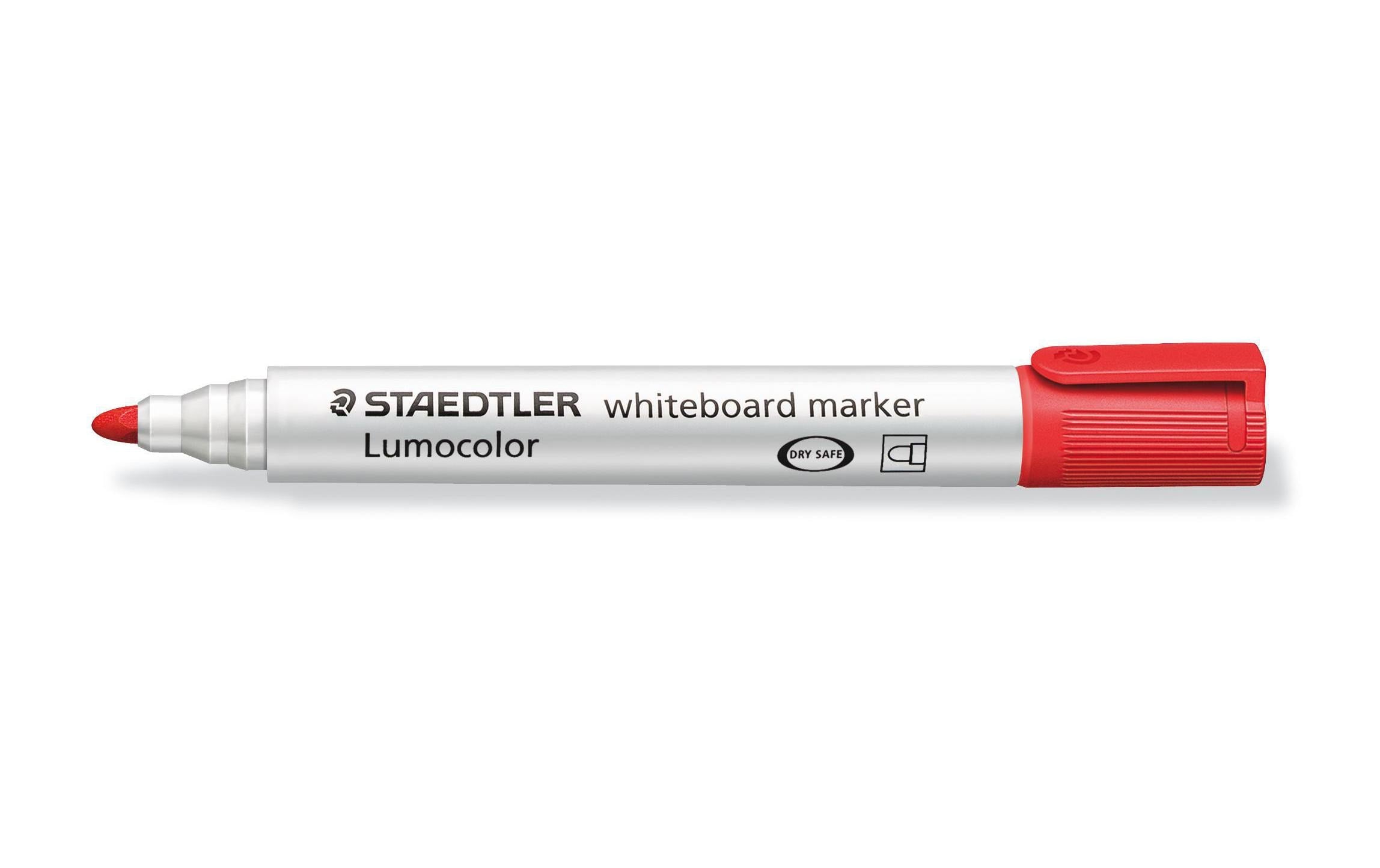 STAEDTLER 351 Whiteboardmarker Lumoc rt Strichstärke:ca.2mm, Schreibfarbe:rot