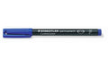 STAEDTLER 318 Folienstift Lumocolor F blau permanent,S-Spitze, ca. 0.6 mm