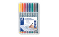 STAEDTLER 312 Folienstift Lumocolor B 8St non-permanent, B-Spitze, ca. 1.0 mm-2.5 mm