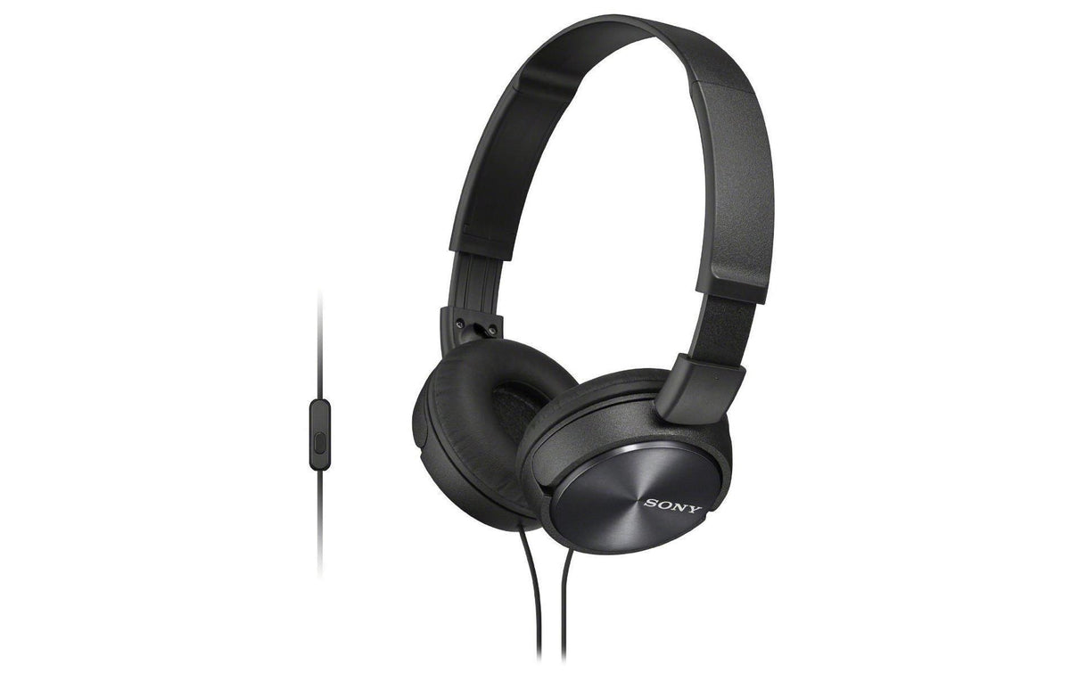 Sony MDR-ZX310APB, aufliegender Kopfhörer schwarz, geschlossen, faltbar