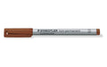 STAEDTLER 312 Folienstift Lumocolor F 10er non-permanent,B-Spitze,1.0-2.5 mm braun