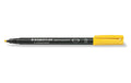 Staedtler, Folienstift Lumocolor 314 B Gelb permanent,B-Spitze, ca. 1.0-2.5 mm
