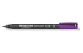 STAEDTLER 314 Folienstift Lumoc B violett permanent,B-Spitze, ca. 1.0-2.5 mm