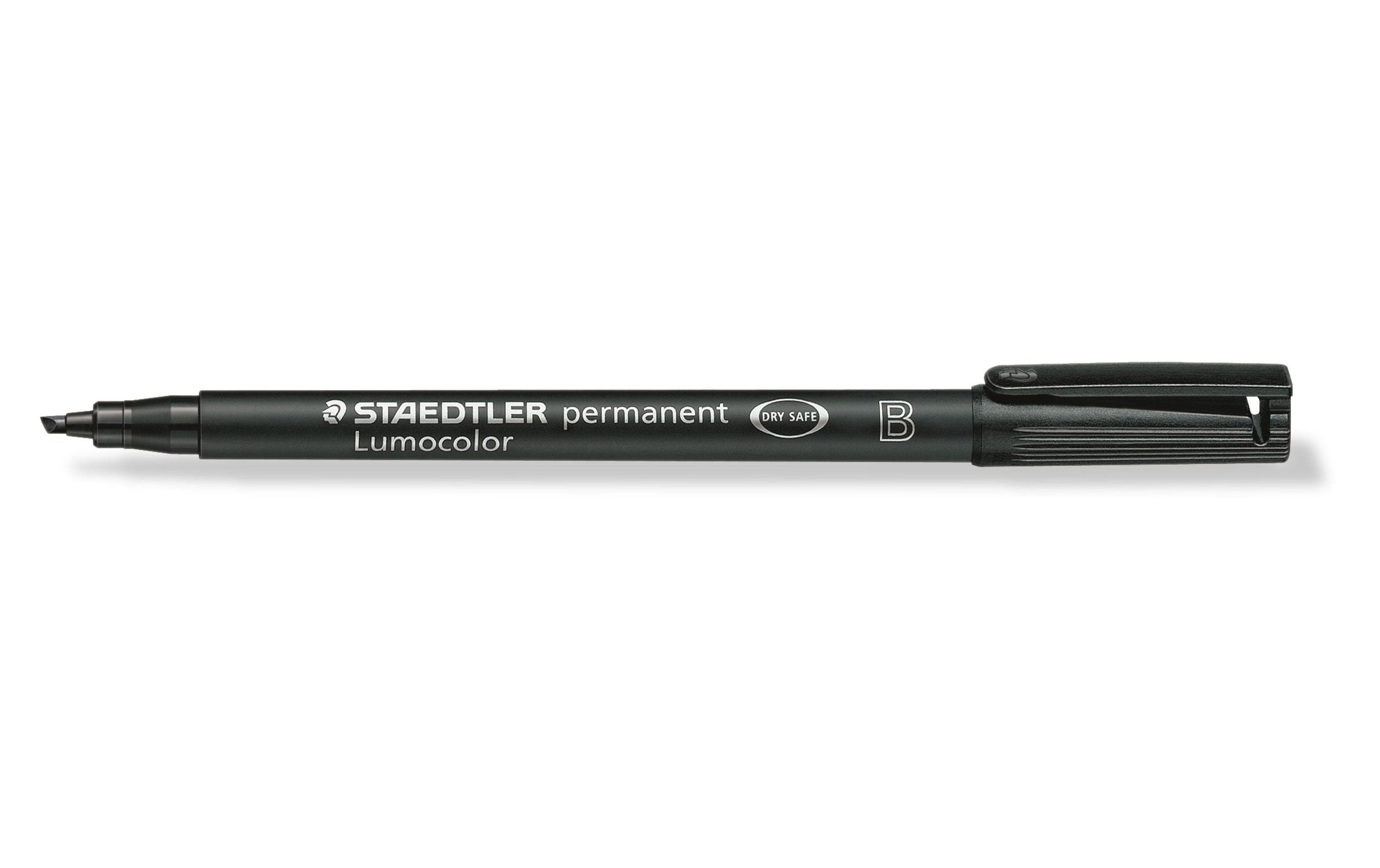 STAEDTLER 314 Folienstift Lumocolor B permanent,B-Spitze, ca. 1.0-2.5 mm