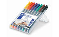 STAEDTLER 318 Folienstift Lumocolor F 8St permanent,S-Spitze, ca. 0.6 mm