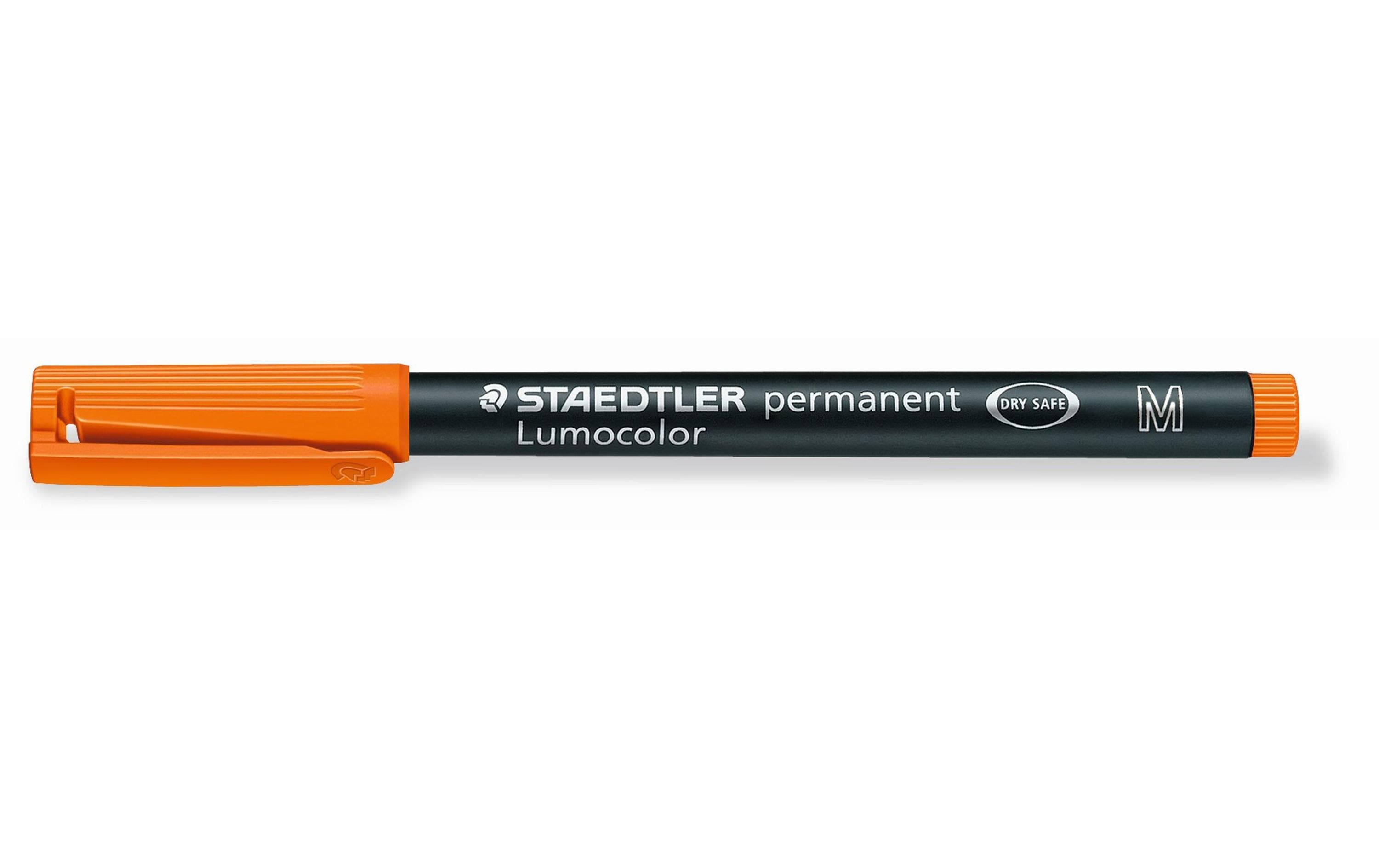 STAEDTLER 317 Folienstift Lumoc M orange permanent,M-Spitze, ca. 1.0 mm, 10 Stk.