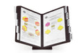 Durable Vario Display System tabe 10 Sichttafeln aus PP, schwarz