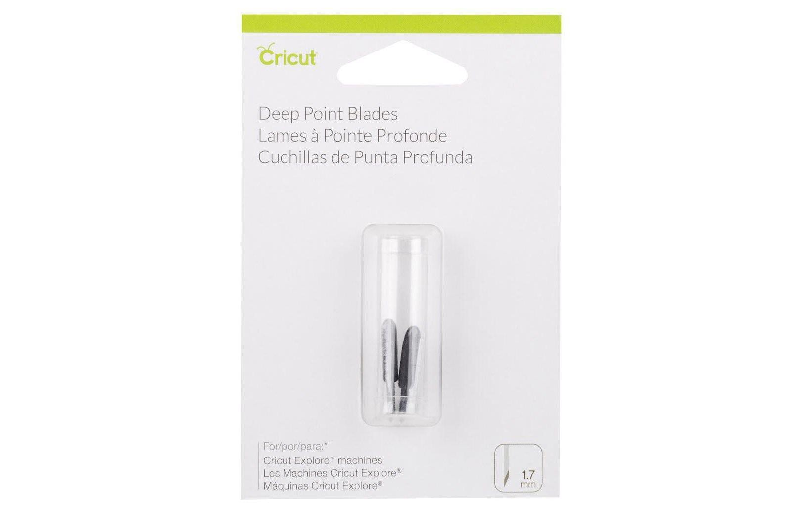 Cricut Ersatzklinge Deep-Point 2 Messer (ohne Halter)