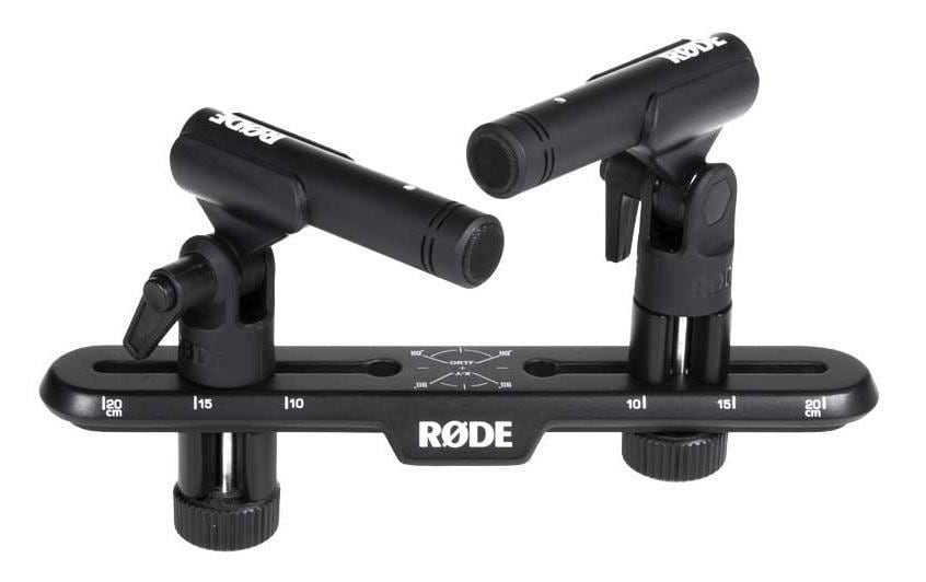 Rode Stereo Bar, 20cm Stereo Schiene für Mikrofone, XY und ORTF Markierungen