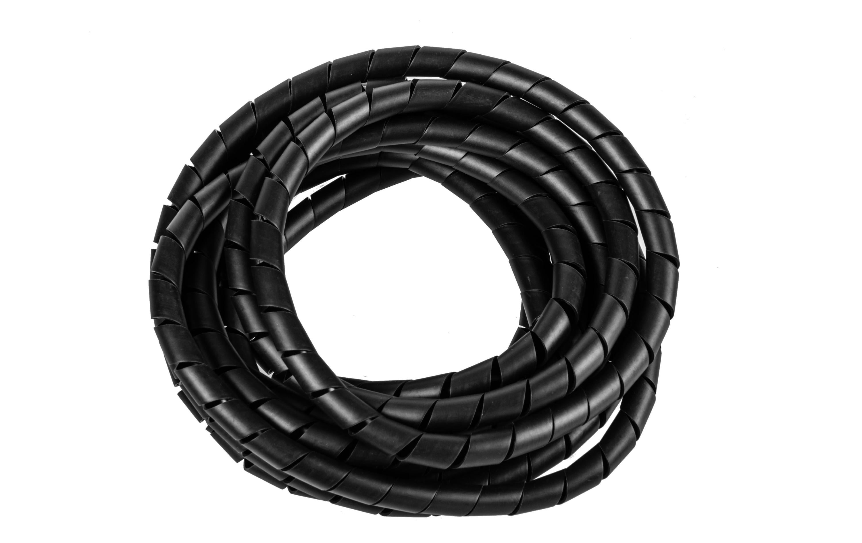 Plica Spiralschlauch NW12, 5m schwarz, 10-40mm Durchmesser