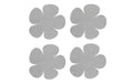 d-c-table Tischtuchbeschwerer 4er Set Blume magnetisch, Kunststoff