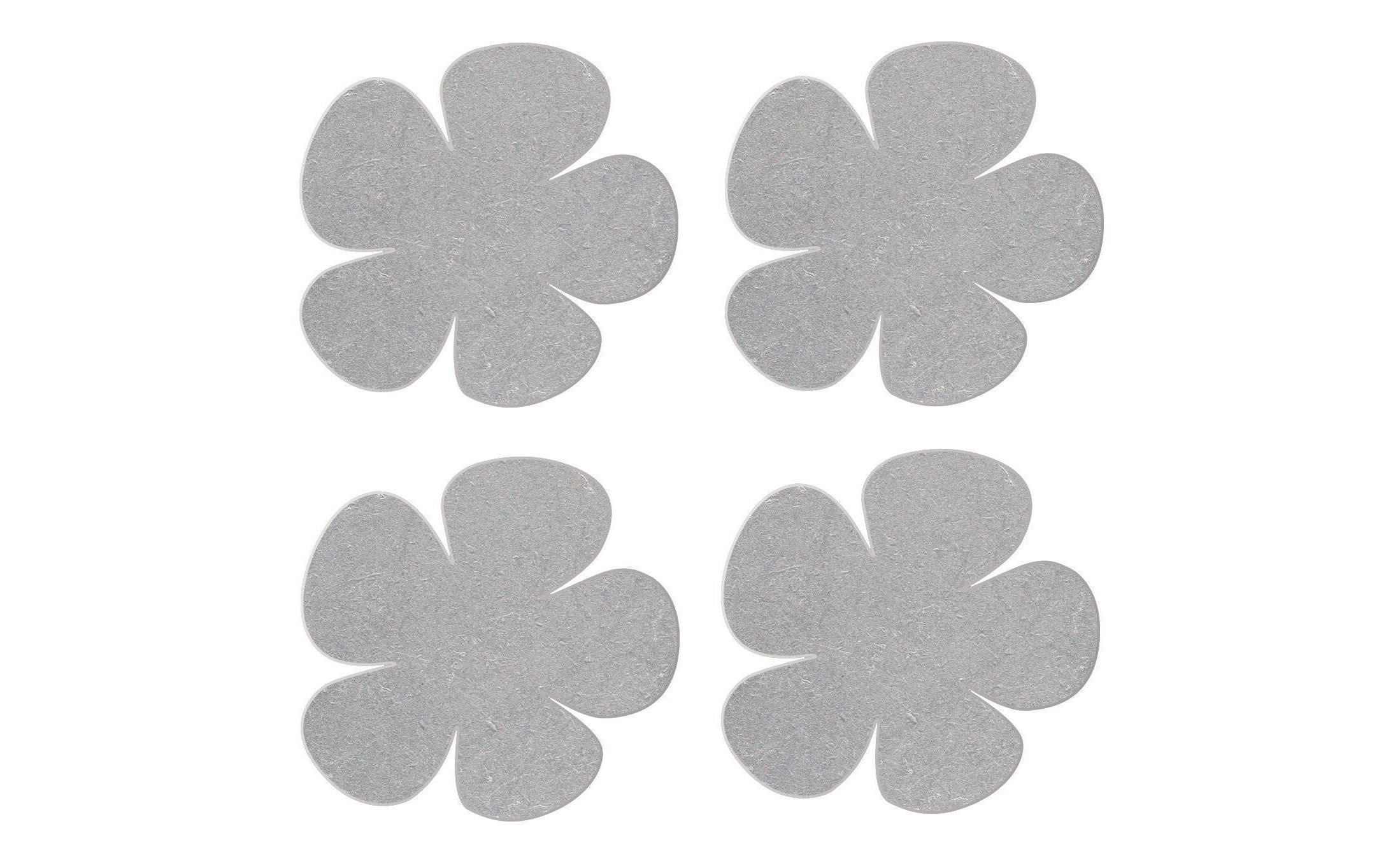 d-c-table Tischtuchbeschwerer 4er Set Blume magnetisch, Kunststoff