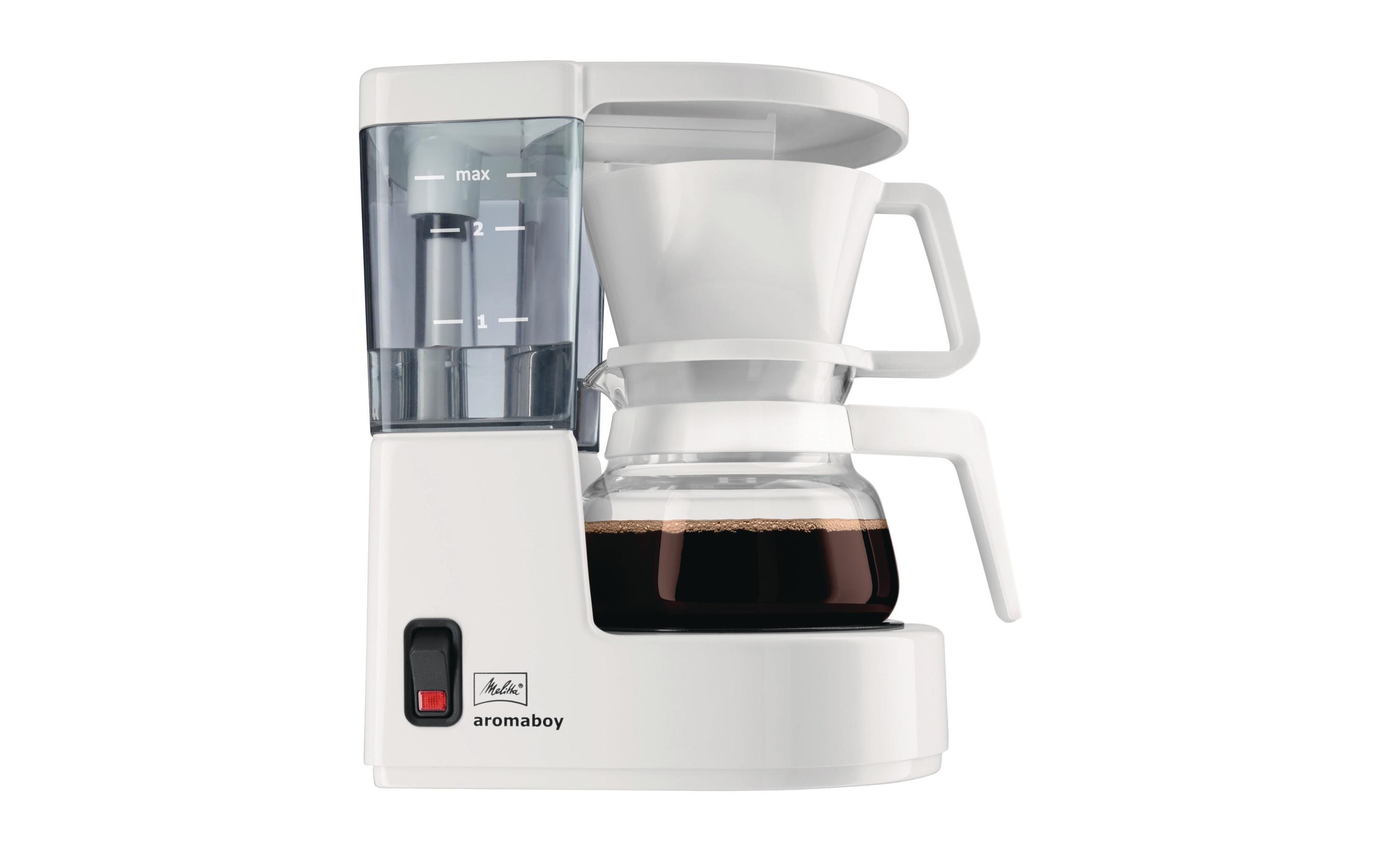 Melitta Filterkaffeemaschine Aromaboy weiss