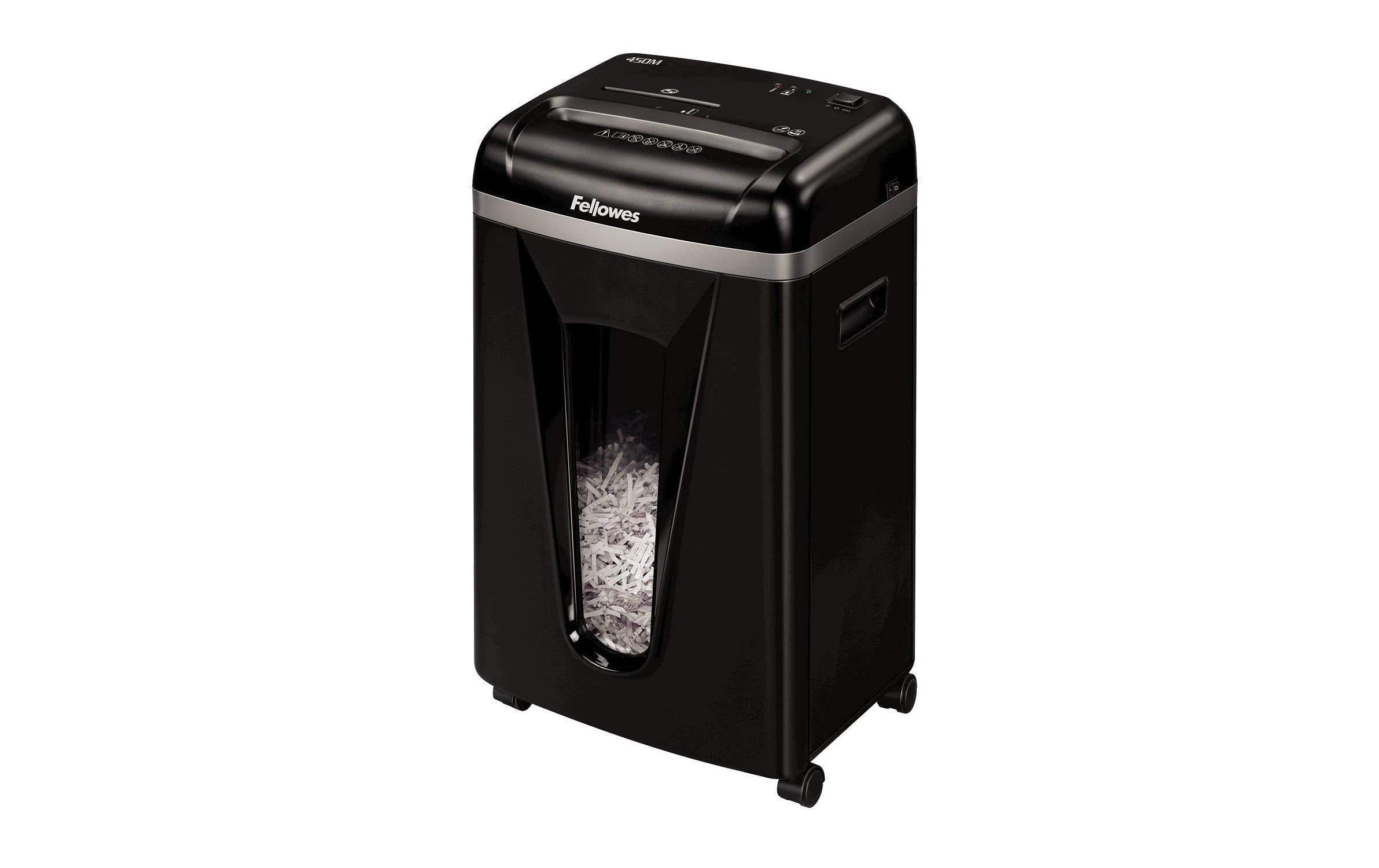 Fellowes Aktenvernichter 450M 9 Blatt, 22 Liter, Mikropartikel