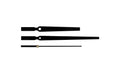 Creativ Company Uhrzeiger 14 cm, 18.5 cm, 14.3 cm, schwarz