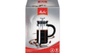 Melitta Kaffeebereiter Inox-Glas Kapazität: 1000 ml / 6-8 Tassen