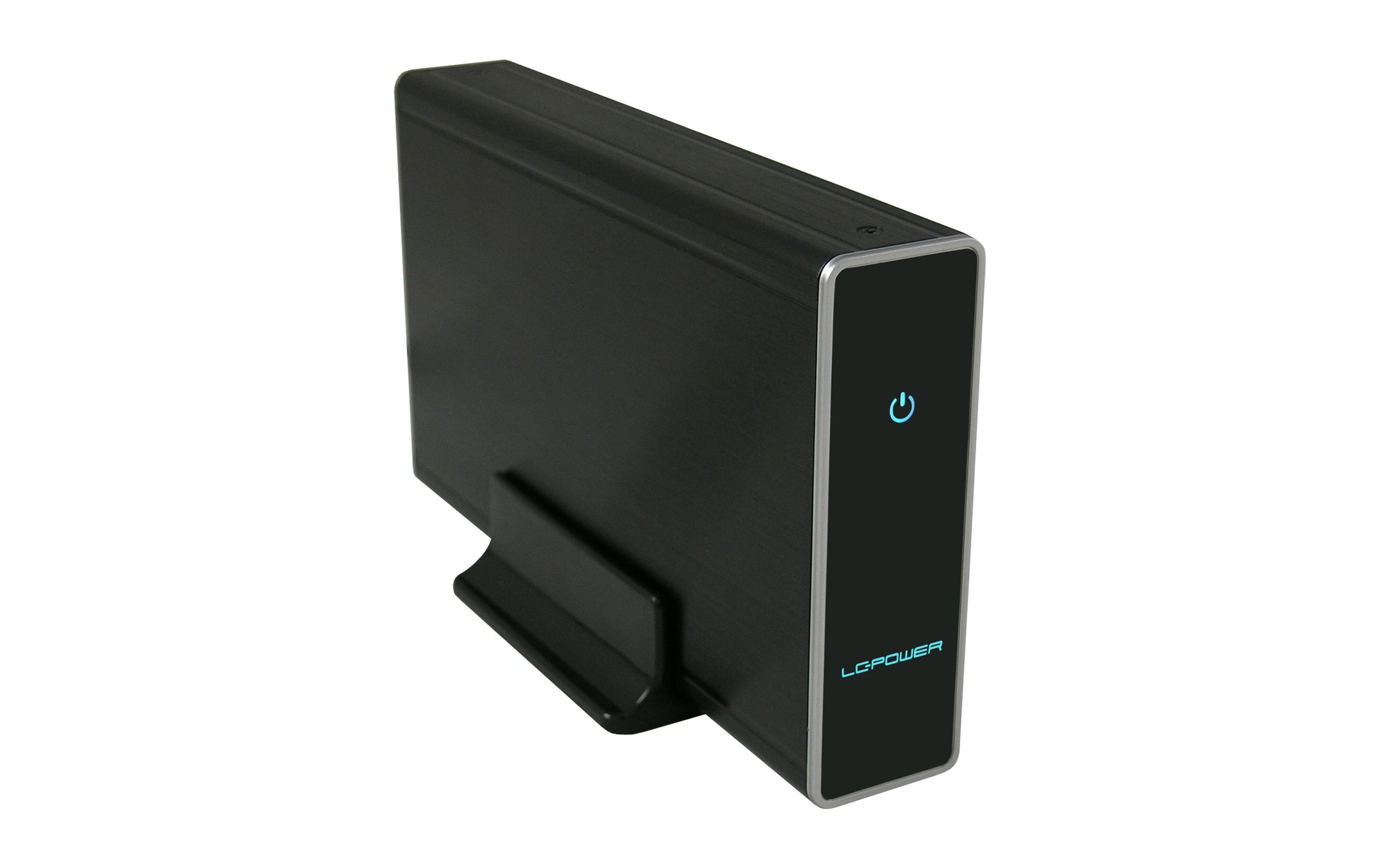 LC-Power ext. 3.5" Gehäuse LC-35U3 schwarz, USB3.0, für SATA HDD