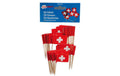 CH Zahnstocherfähnli Set à 30 Stück Länge: 6.5cm