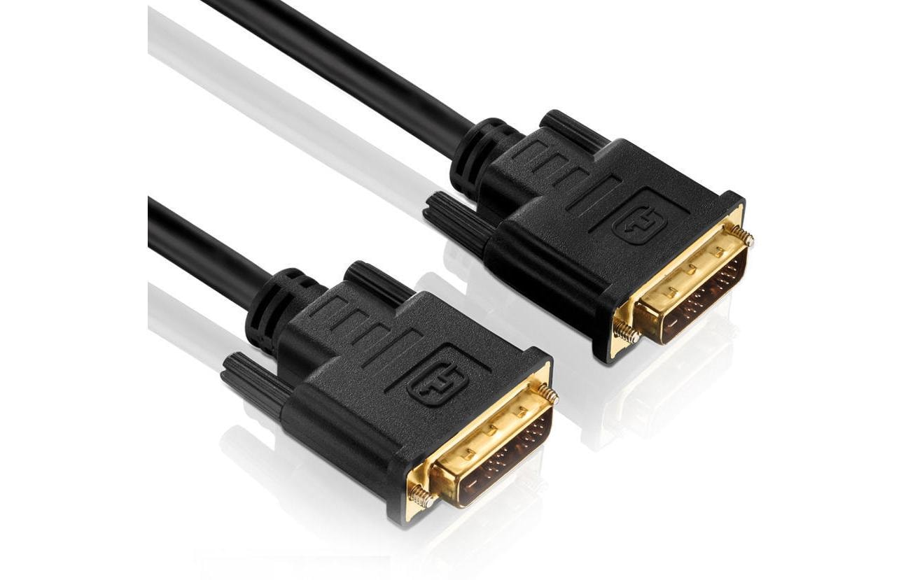 PureInstall, DVI Kabel, SingleLink, 5.00m 1920x1200, präzisions Stecker,