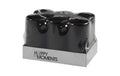 Creativ Company Kerze schwarz D: 50 mm, H: 100 mm, 6 Stück